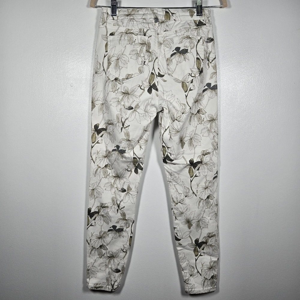 Buffalo David Bitton Floral Hi Rise Soft Stretch Ankle Skinny Jeans Size 4/27 - Picture 8 of 16